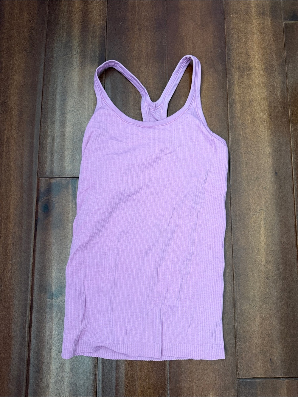 lululemon athletica Lavender Ribbed Racerback Tank